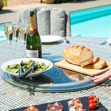 About Our Lazy Susan Garden Furniture