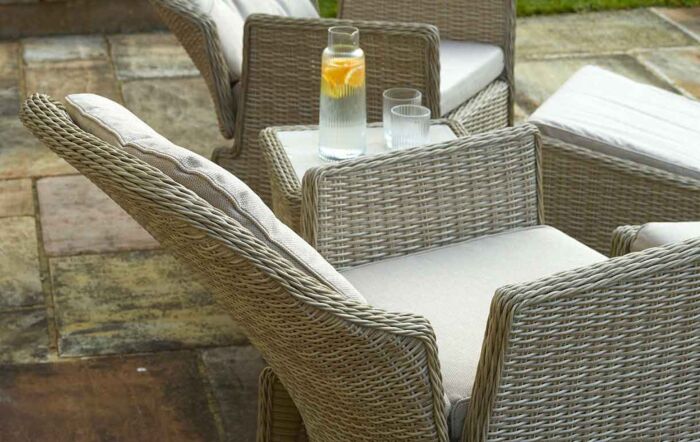 Bramblecrest Monterey Sandstone Reclining Set with Ceramic Top Table-X21WSMOCC3