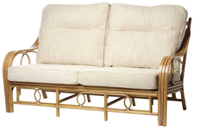 Desser Madrid Light Oak 3 seater sofa in Jasper