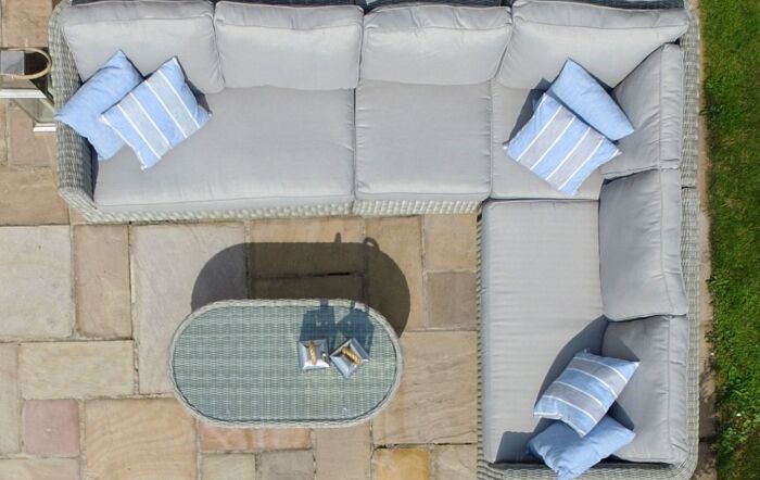 Maze Oxford Rattan Large Corner Group Sofa Set with Coffee Table-OXF-203014