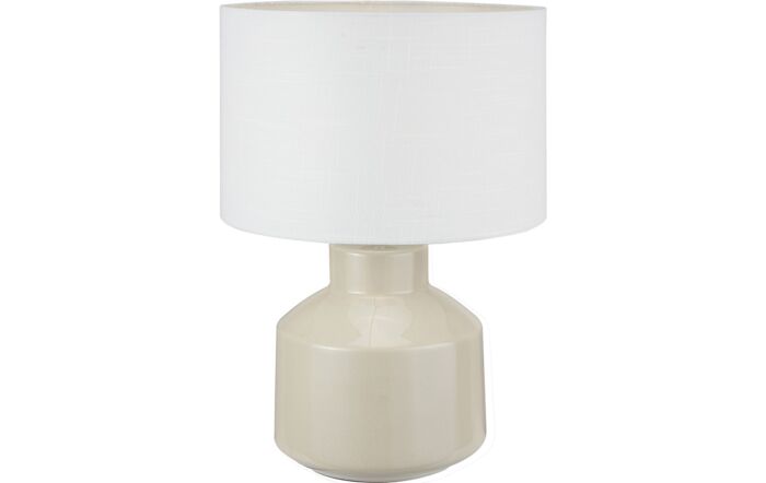 Pacific Lifestyle Nora Cream Crackle Effect Table Lamp-30-933-C