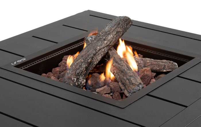 Pacific Lifestyle Cosiflow 100 Square Fire Pit Table Anthracite-18-536-ANT