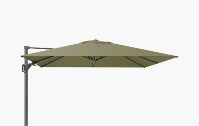 Pacific Lifestyle Challenger T2 3m Lush Green Free Arm Parasol & 90kg Wheeled Base-18-193-LU & 18-125