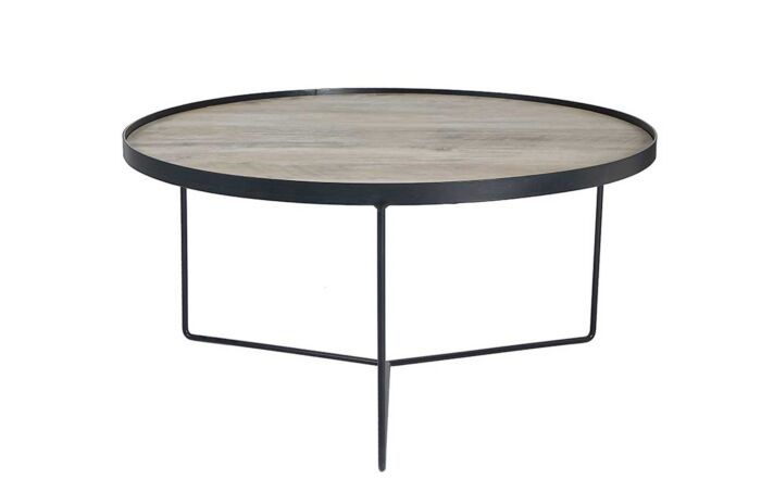 Pacific Lifestyle Brookfield Brown Wood Veneer Coffee Table-76-476