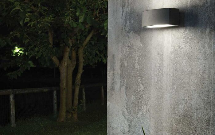 Andromeda AP1 Anthracite Outdoor Wall Light-61580