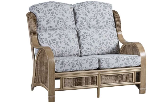Cane Industries Bari Rattan 2 Seater Conservatory Sofa-CaneBari2Seat