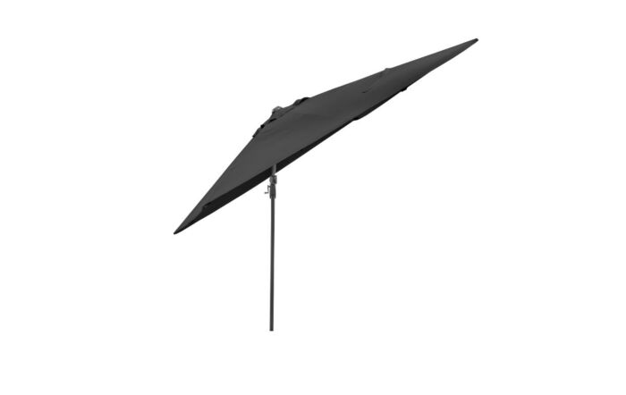 Pacific Lifestyle Voyager T2 2.7m Square Anthracite Free Arm Parasol & 90kg Wheeled Granite Base-18-301-GY-18-125