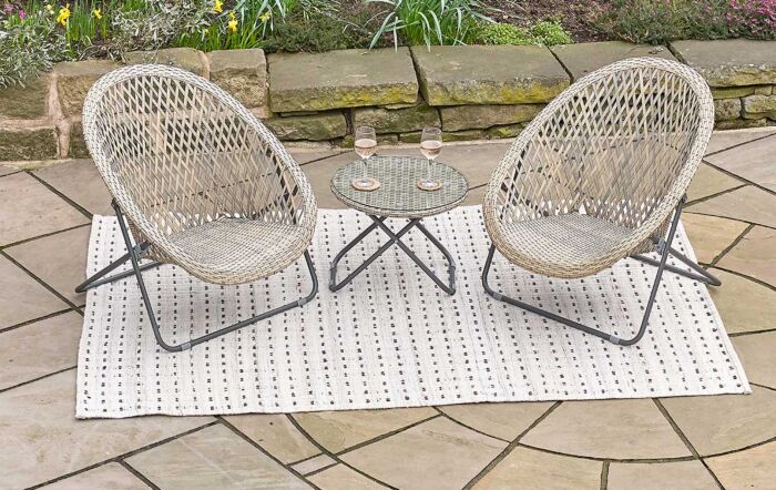 Pacific Lifestyle Tobs Outdoor Foldable Loungers Set-18-23936