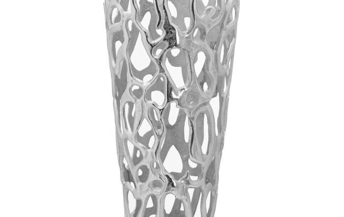 Ohlson&#x20;Silver&#x20;Large&#x20;Perforated&#x20;Coral&#x20;Inspired&#x20;Vase&#x20;1