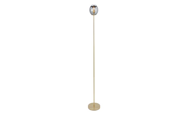 Pacific Lifestyle Arabella Smoked Glass Orb and Gold Metal Floor Lamp-32-158-C