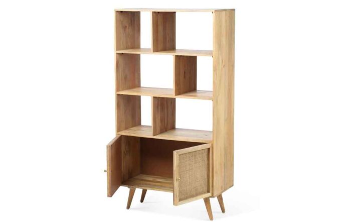 Desser&#x20;Manhattan&#x20;Large&#x20;Standing&#x20;Bookshelf&#x20;Cabinet&#x20;With&#x20;2&#x20;Door&#x20;Storage&#x20;Unit&#x20;In&#x20;Natural-22043&#x20;1