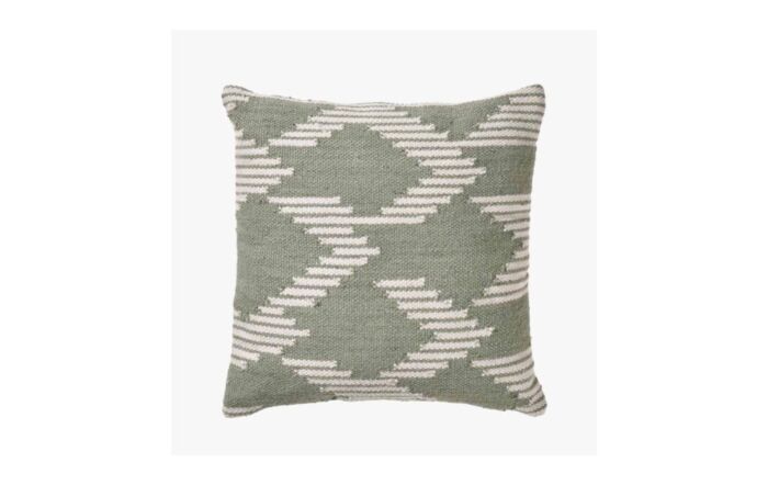 Pacific Lifestyle Sage Chevron Indoor/Outdoor Scatter Cushion-18-714-SA-WH
