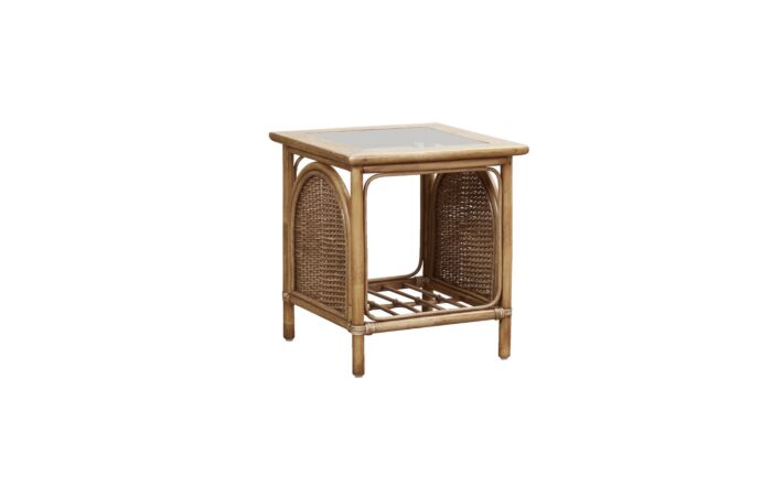 Cane Industries Bari Rattan Side Table-CaneBariSideT