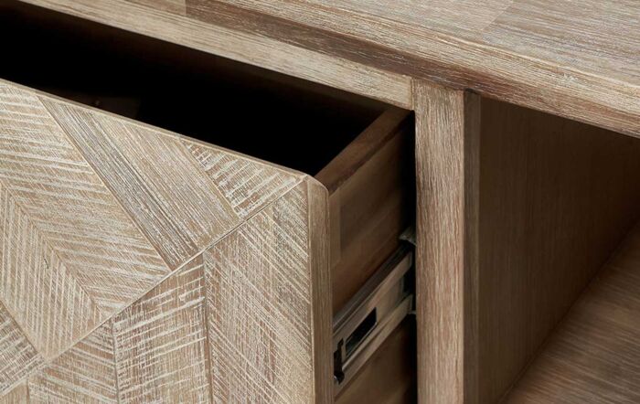 Pacific Lifestyle Marca Acacia Wood 1 Drawer Console Table-76-495