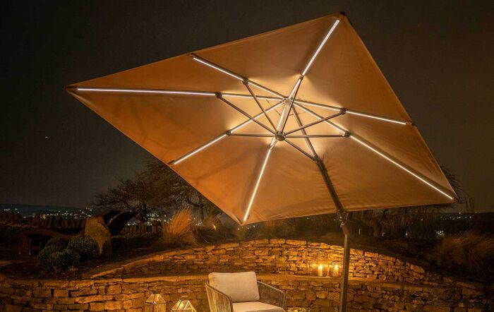 Pacific&#x20;Lifestyle&#x20;LED&#x20;Glow&#x20;Lighting&#x20;Side&#x20;Arm&#x20;Parasol&#x20;with&#x20;Polished&#x20;Granite&#x20;Base&#x20;-&#x20;Taupe-18-111-TA-1&#x20;1