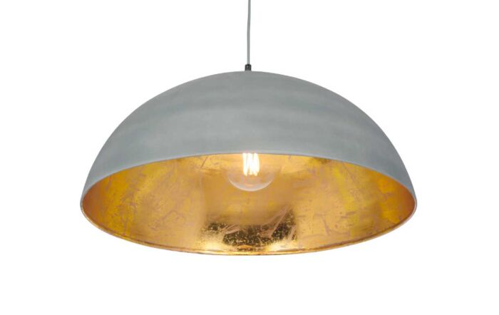 Pacific Lifestyle Anders Matt Black and Gold Leaf Dome Pendant -35-314