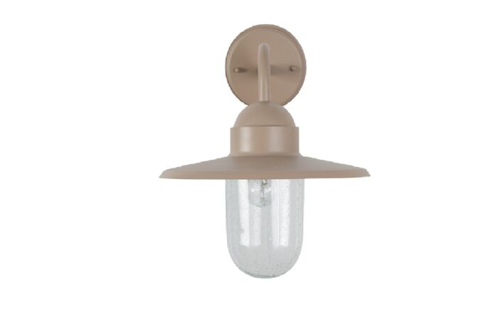 Pacific Lifestyle Lilium Taupe Metal and Glass Fisherman Wall Light-40-013