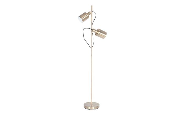 Pacific Lifestyle Aaron Antique Brass Metal Task Floor Lamp-32-120-C