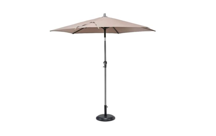 Pacific Lifestyle Riva 2.5mt Taupe Parasol With 40kg Wheeled Base-18-118-TA-18-123