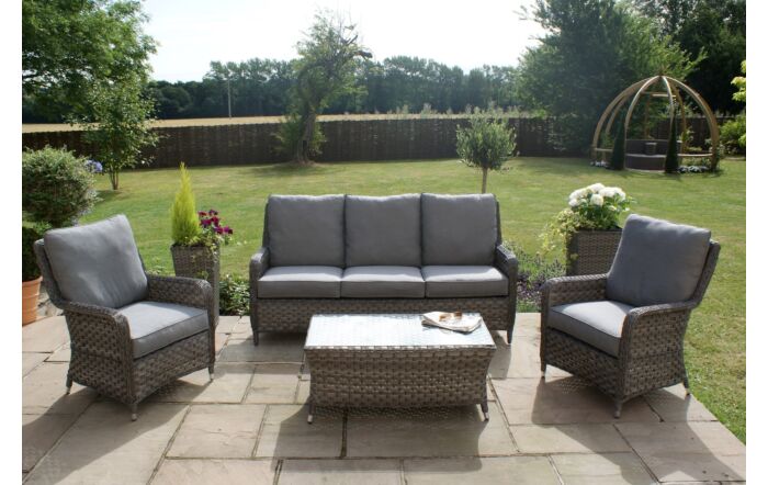 Maze Victoria Large High Back Sofa Set -VICHIG01-Large