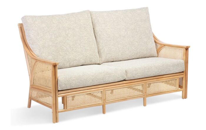 Desser Chester Natural Cane 3 Seat Sofa-Desser Chester Natural Cane 3 Seat Sofa