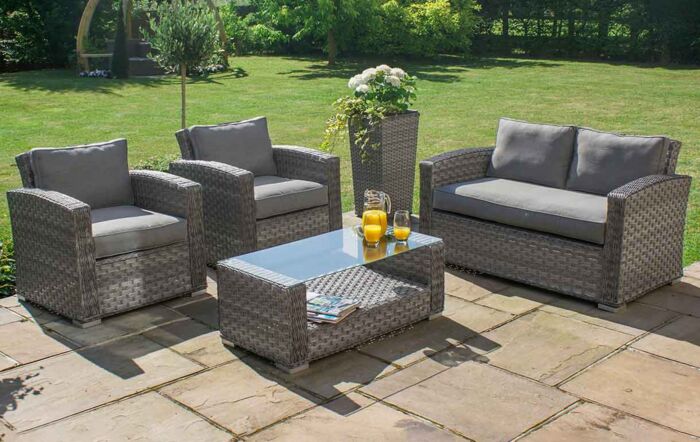 Maze Victoria Small Garden Sofa Set-VICSOF01-Small