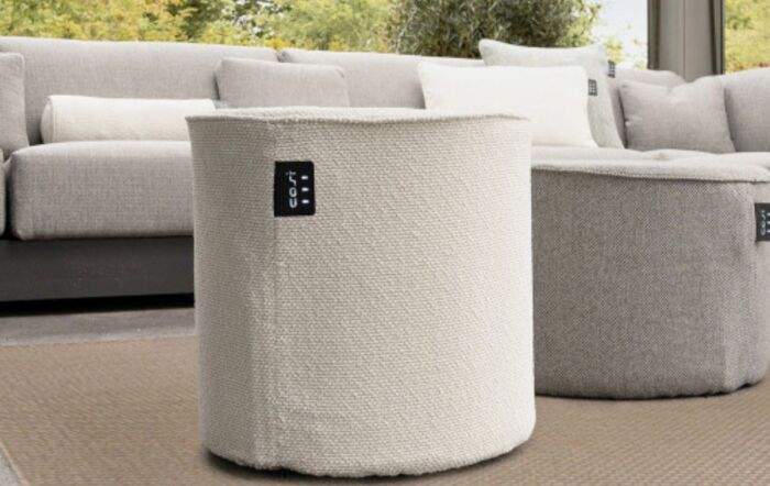 Pacific Lifestyle Cosipouf Tall Round Teddy-18-555-TED