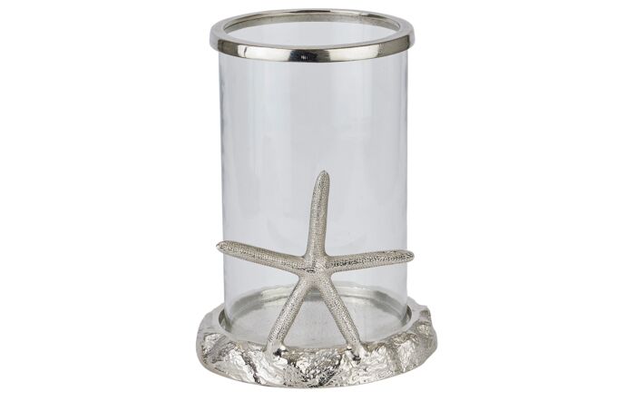Hill&#x20;Interiors&#x20;Silver&#x20;Starfish&#x20;Candle&#x20;Hurricane&#x20;Lantern-22228&#x20;1