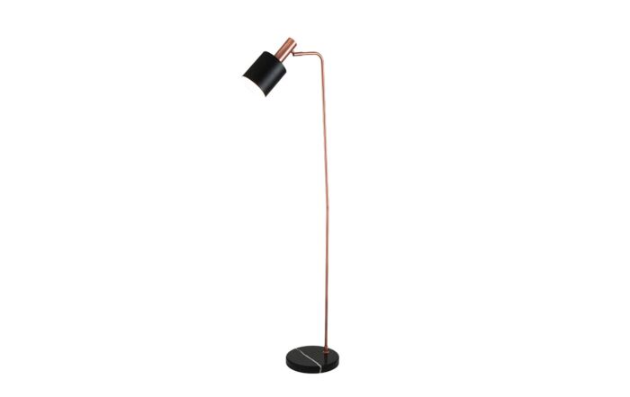 Pacific Lifestyle Black and Antique Copper Task Floor Lamp-32-076-C