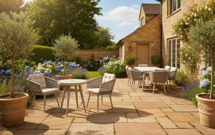 JB Furniture Exclusive Seychelles Outdoor Bistro Set - Latte-CW-AD331