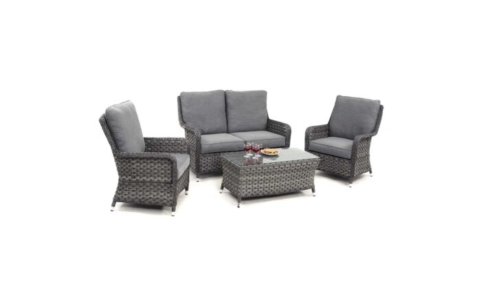 Maze Victoria Garden High Back Sofa Set - Small-VICHIG01-Small