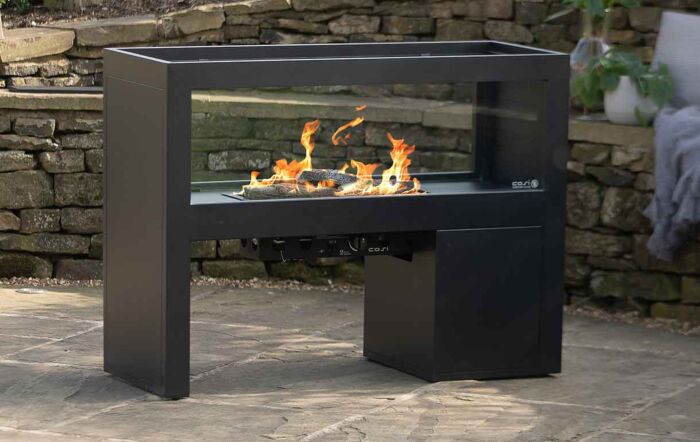 Pacific Lifestyle Cosivista 120 Black Fire Pit-18-524-BK