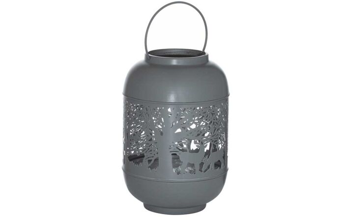 Hill Interior Large Silver And Grey Glowray Dome Forest Lantern
