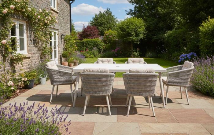 JB&#x20;Furniture&#x20;Exclusive&#x20;Seychelles&#x20;6&#x20;Seat&#x20;Rectangle&#x20;Garden&#x20;Dining&#x20;Set&#x20;with&#x20;Parasol&#x20;&amp;&#x20;Base&#x20;-&#x20;Latte-CW-AD330&#x20;1