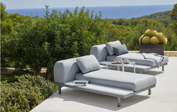 Cane-Line Space Large Fabric Garden Corner Sofa Set-6540AITL-temp