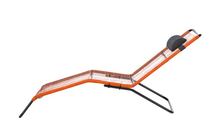 Pacific&#x20;Lifestyle&#x20;Orange&#x20;PU&#x20;Rio&#x20;Set&#x20;of&#x20;2&#x20;Sun&#x20;Loungers-18-270-OR&#x20;1