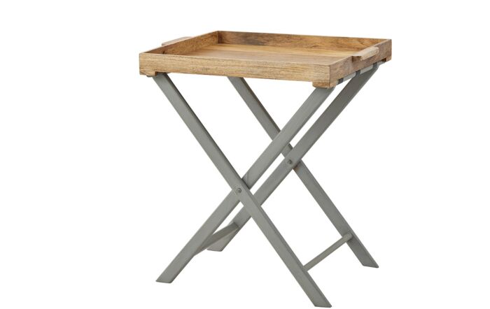 Hill Interiors Nordic Grey Collection Large Butler Tray Table-21469