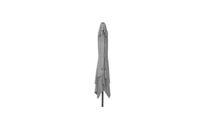 Pacific Lifestyle Voyager T1 3m x 2m Rectangular Luna Grey Free Arm Parasol With 90kg Wheeled Base-18-302-LG & 18-125