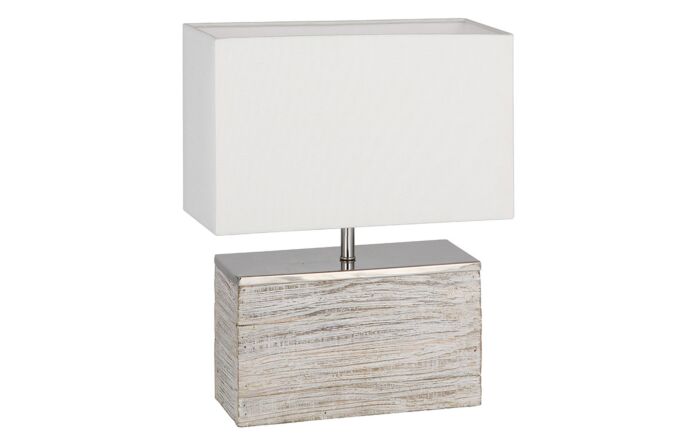 Pacific Lifestyle Hampton White Wash Wood Table Lamp-30-023-C