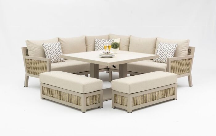 JB&#x20;Furniture&#x20;Exclusive&#x20;Conrad&#x20;Rattan&#x20;Square&#x20;Adjustable&#x20;Corner&#x20;Garden&#x20;Sofa&#x20;Dining&#x20;Set&#x20;-&#x20;Latte-CW-AS090&#x20;1