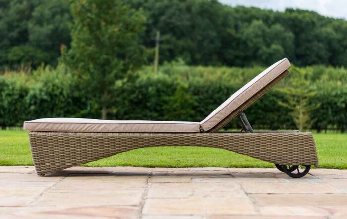 Maze Winchester Rattan Sunbed Set-WIN-204024