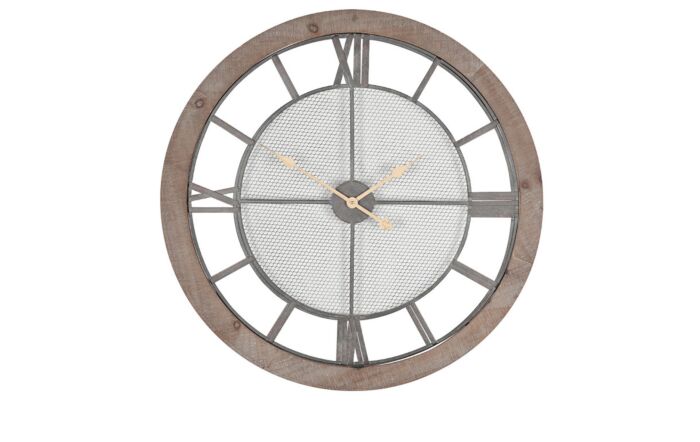 Pacific Lifestyle Natural Wood Round Wall Clock-75-184