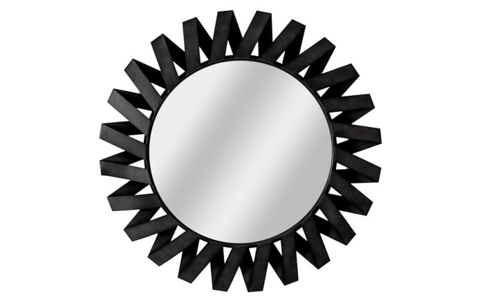 Hill Interiors Black Origami Sunburst Mirror-22132