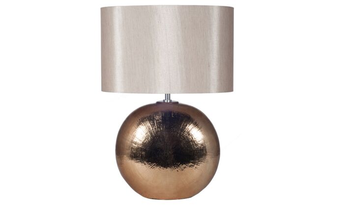 Pacific Lifestyle Bronze Textured Ceramic Table Lamp -30-039-BZ-C