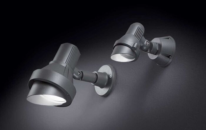 Terra AP1 Small Anthracite Outdoor Wall Lamp-46181
