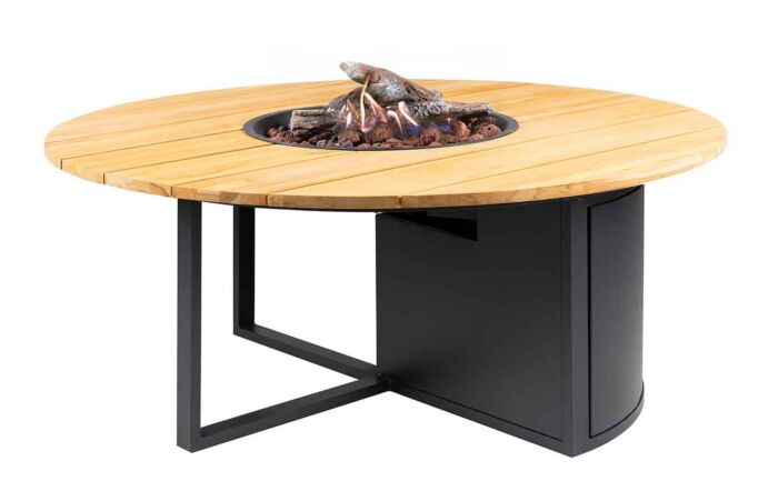 Pacific&#x20;Lifestyle&#x20;Cosiloft&#x20;120&#x20;Round&#x20;Fire&#x20;Pit&#x20;Black&#x20;and&#x20;Teak-18-538-BK-TK&#x20;1