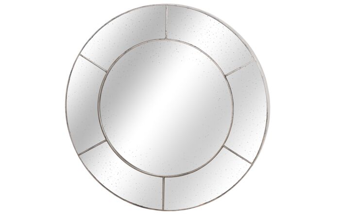Hill Interiors Augustus Circular Window Wall Mirror-19186