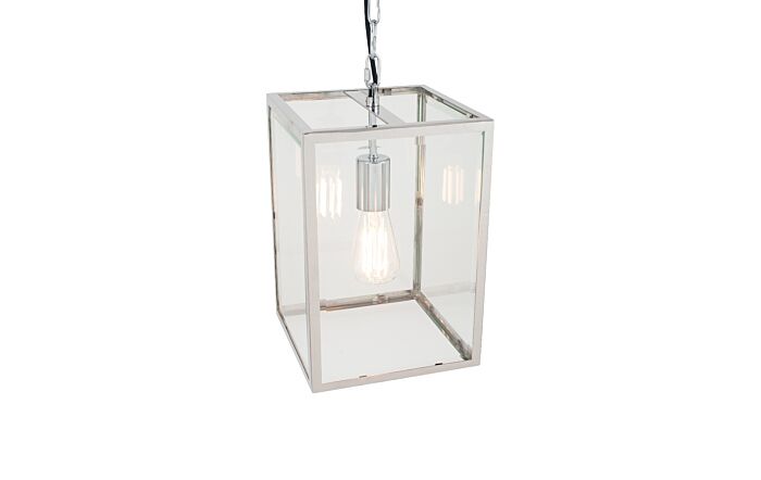 Pacific Lifestyle Llewellyn Silver Metal and Glass Pendant-35-308