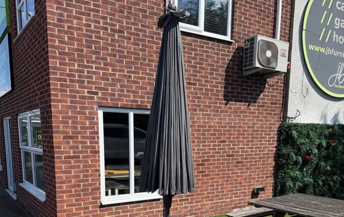 4 Seasons Outdoor Shanghai 3m Table Parasol - Charcoal-8490