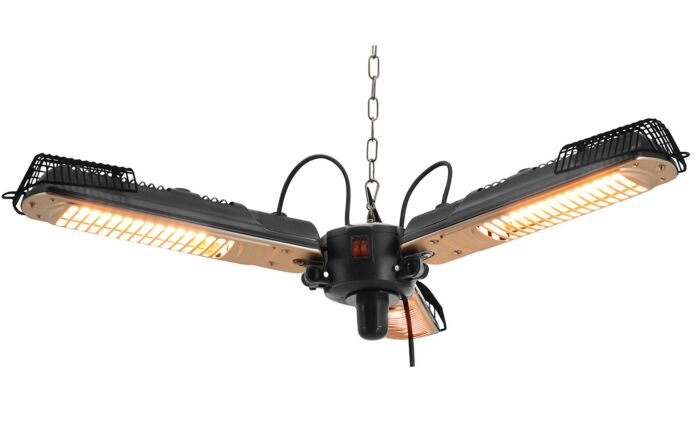 Maze Vulcan Parasol Electric Patio Heater - 2000W-HT-VUL-PRSL-2000